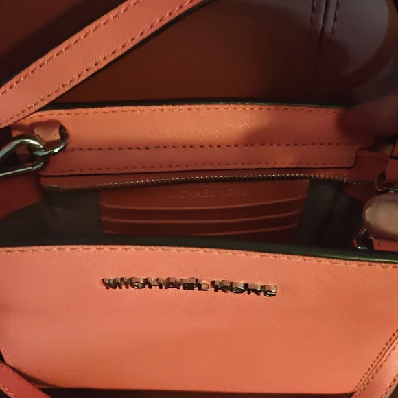 Michael Kors Pink Satchel with Silver-Tone Hardware - Picture 5 of 5